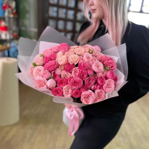 🌸Букет «Встреча с тобой» из кустовых роз
