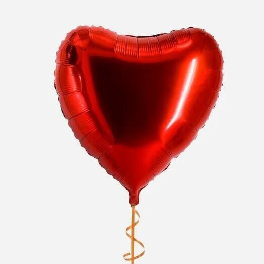 Balloon heart red