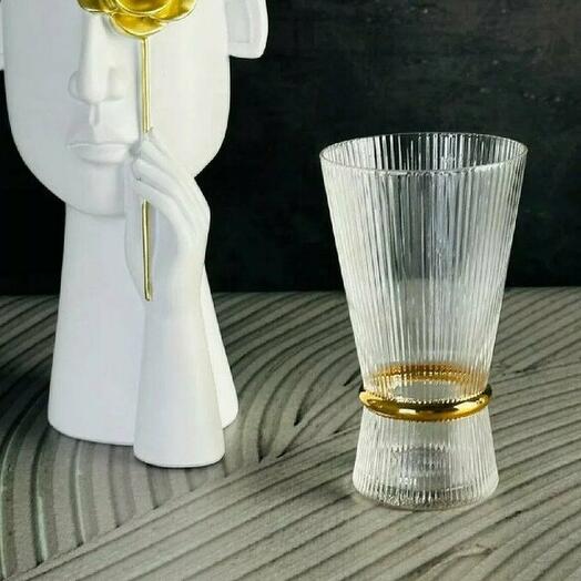 Set of 6 310 ml tall glasses