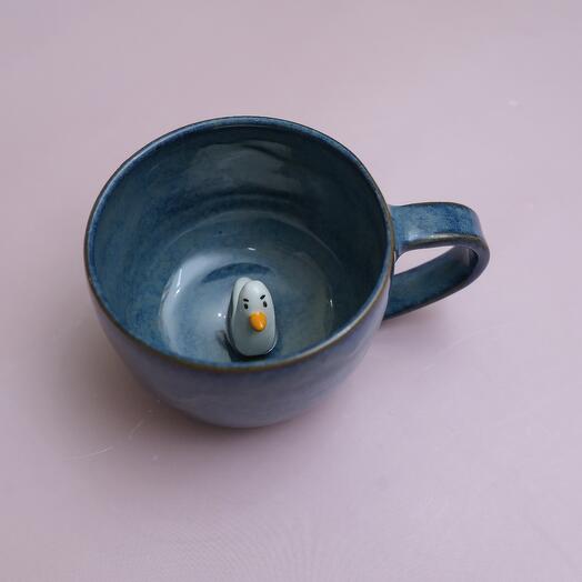 Кружка с чайкой