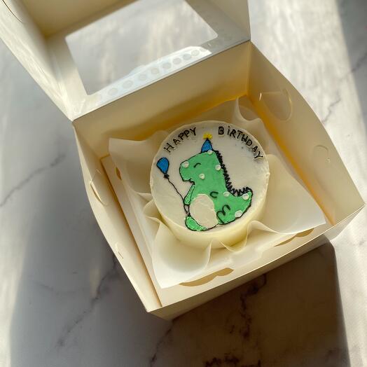 Бенто торт с динозавром