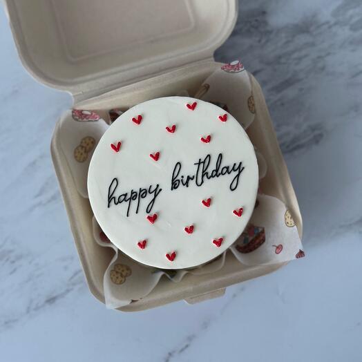 Бенто торт - happy birthday на день рождения
