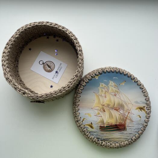 Корзина интерьерная «Корабль»