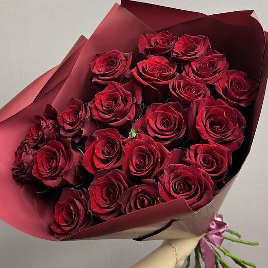 21 Эквадорская красная роза