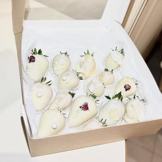 Клубника в шоколаде белом АКЦИЯ 🎁🍓🍫*