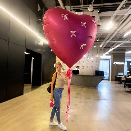 Gaint heart 173 cm helium balloon
