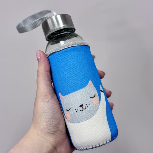 Бутылка для воды «Кот»
