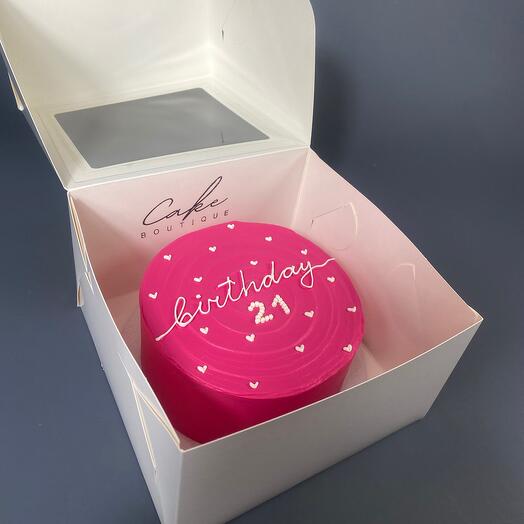 Бенто-торт с заменой возраста «birthday»