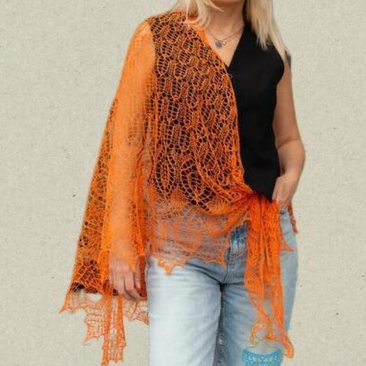 Шаль Апельсинка