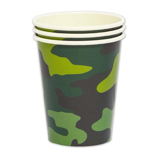 Набор стаканов одноразовых камуфляж