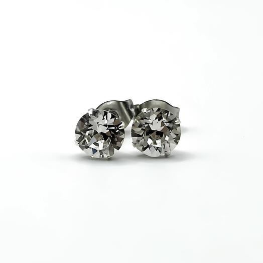 Серьги-гвоздики BALANCE с кристаллами Swarovski Crystal
