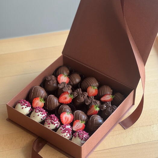 Choco box 20 truskawek