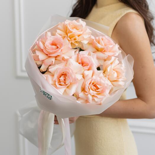 Французская нежность — 7 роз Esperance 🌸