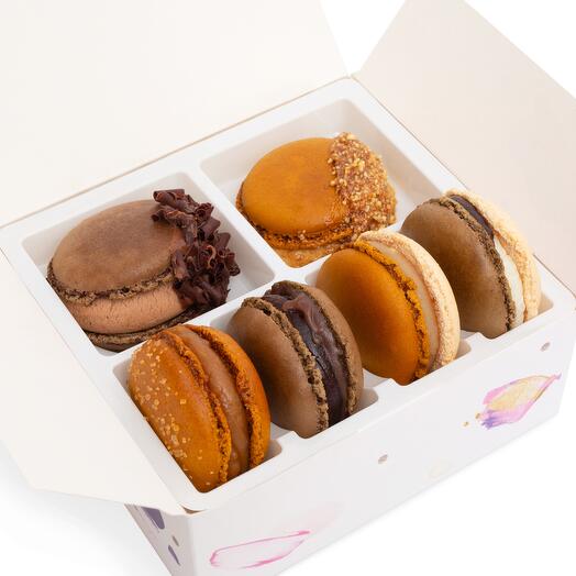 Набор макарон Mon Bon «Наслаждайся каждым мгновением» 6шт, Кантата