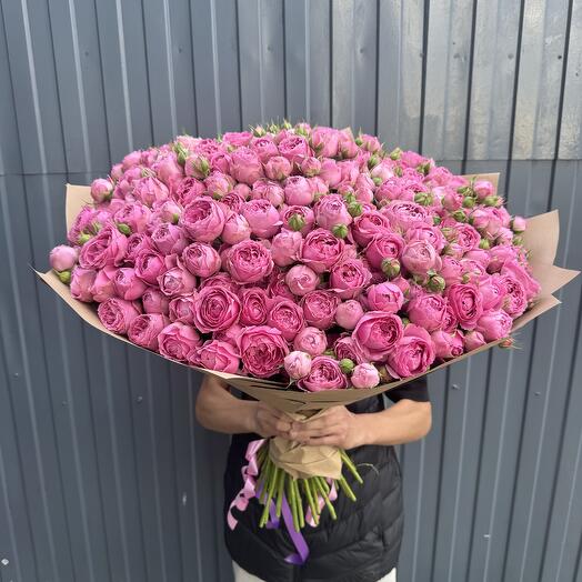 Букет 💐 Роз Пышное Таинство🩷🩷🩷