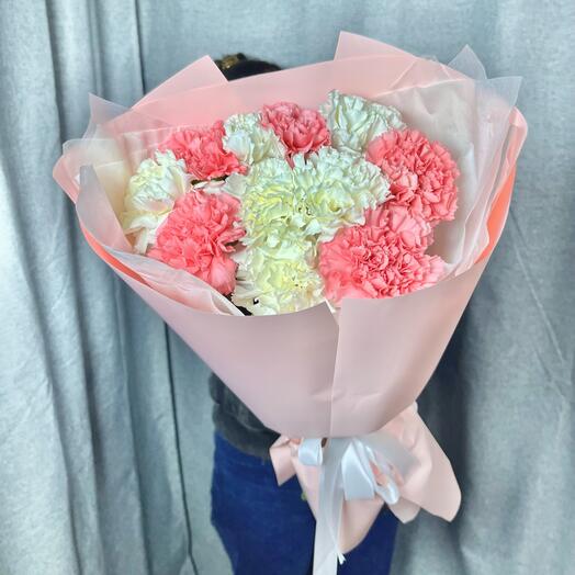 Букет-комплимент из диантусов ,,Сладость🌸