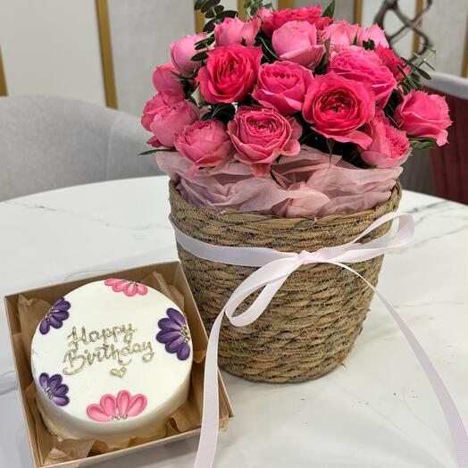 Цветочный десерт