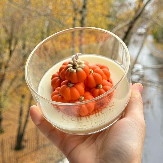 Свеча «тыквенный урожай»