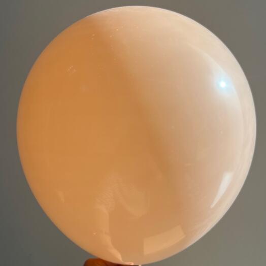 Шар бежевый 40см с гелием