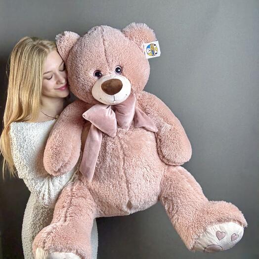 Мягкая игрушка «Медведь Пьер « розовый