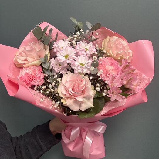 Розовый букет 💗