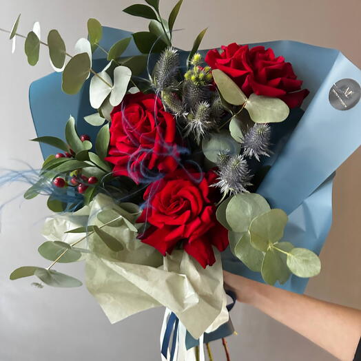 Букет из французских роз Мюнхен