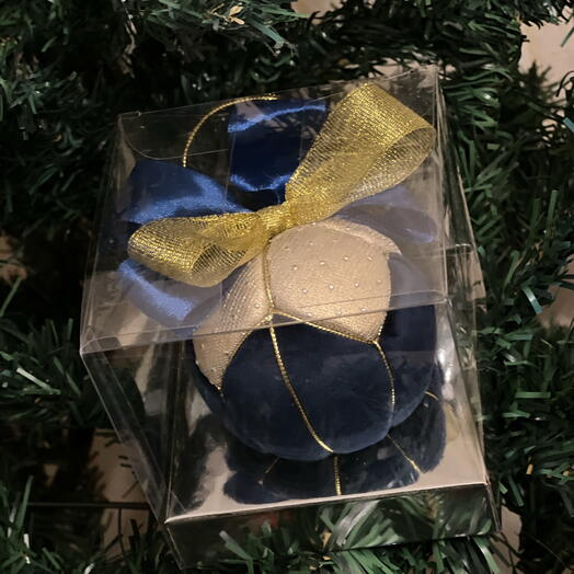 Елочный шар дизайнерский ручная работа Европа