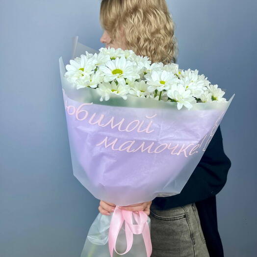 Букет  мамочке из ромашек