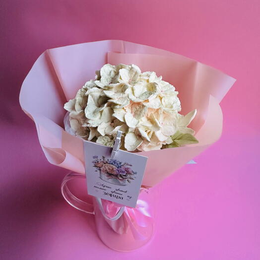 Букет из зефира цветы гортензия