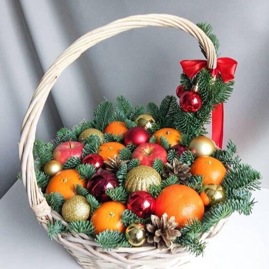 Фруктовая корзина Новый год 🎅
