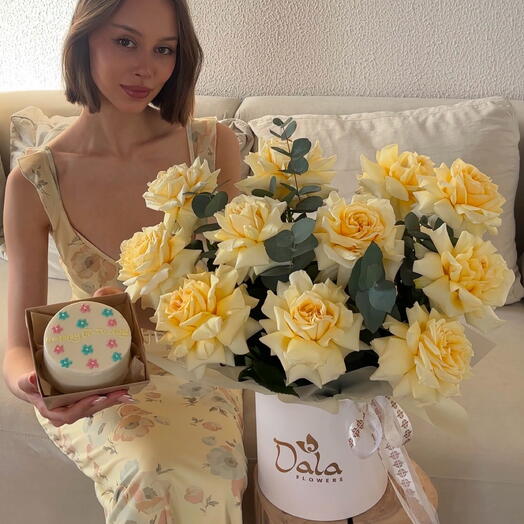 Нежное комбо с тортиком