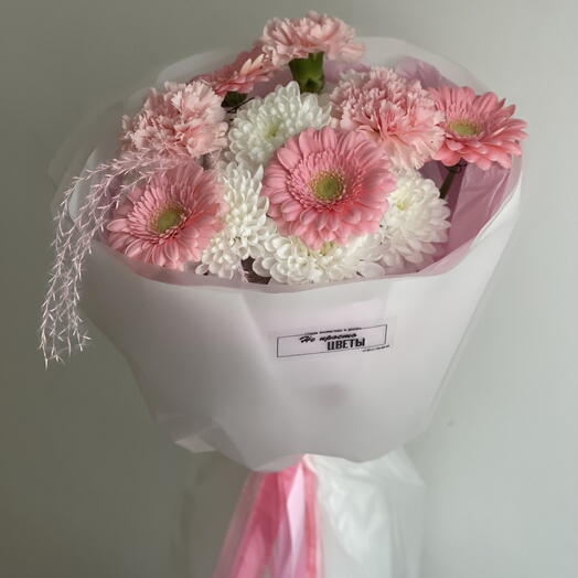 Букет в нежных тонах «Весенний»
