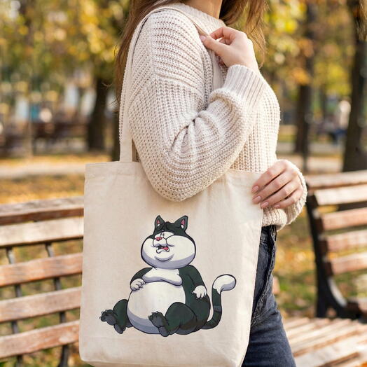 Шоппер с котом