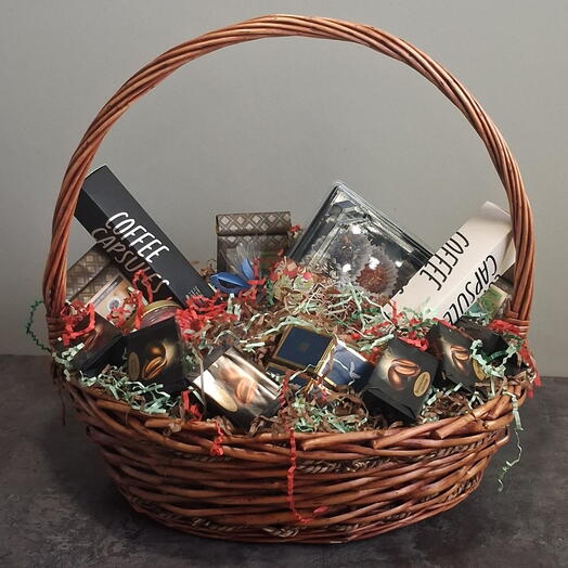 Подарочная Чайно-кофейная корзина Гигант