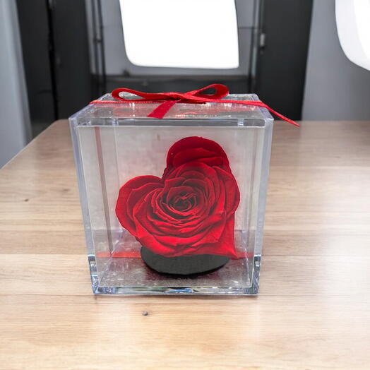 Сердце из роз