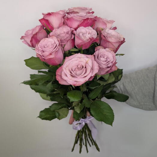 Букет роз Infused Pink 11 шт