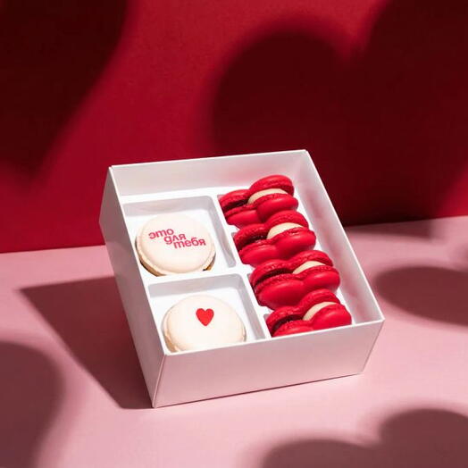 Набор макарон «Это для тебя» 6шт, Кантата