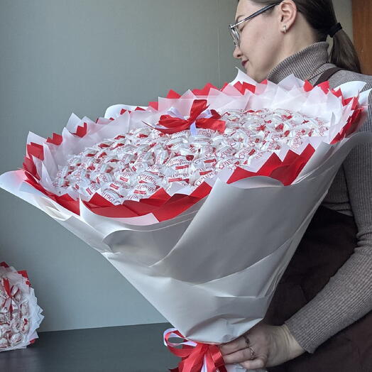 Букет из Raffaello 101шт/букет для любимой/девушке, жене