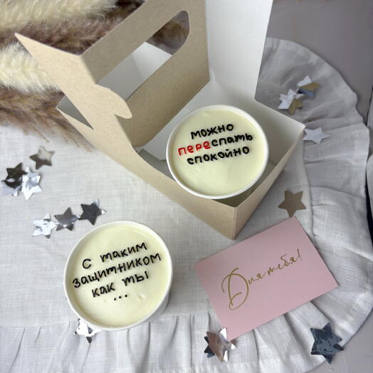Тортики в стаканчиках, 2 шт cake to go