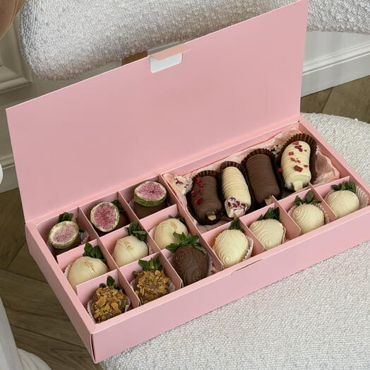 Набор из клубники и банана в шоколаде 🍫