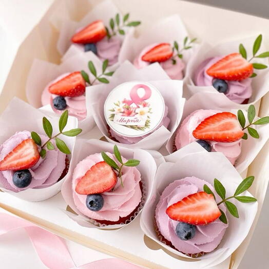 Капкейки на 8 марта 🌷