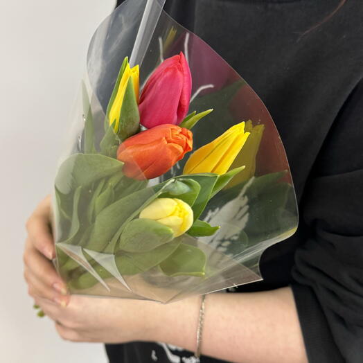Тюльпаны микс 5шт