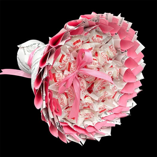 Букет из раффаэлло съедобный букет из конфет сладкий букет подарок девушке на день рождения