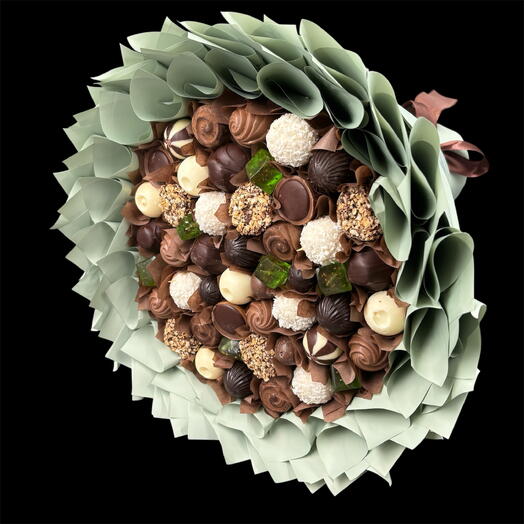 Букет из конфет сладкий подарок съедобный букет