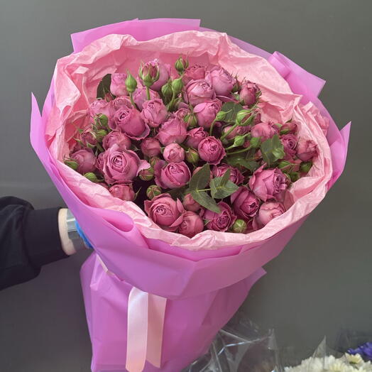 Букет из пионовидная  роза мисти бабллс 😘