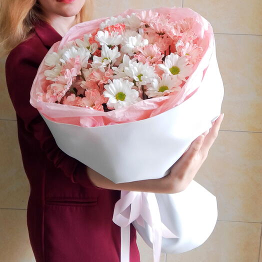 Букет из хризантемы 🥰🩷🌸💫