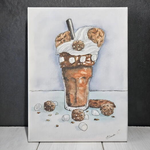 Картина на холсте Milkshake