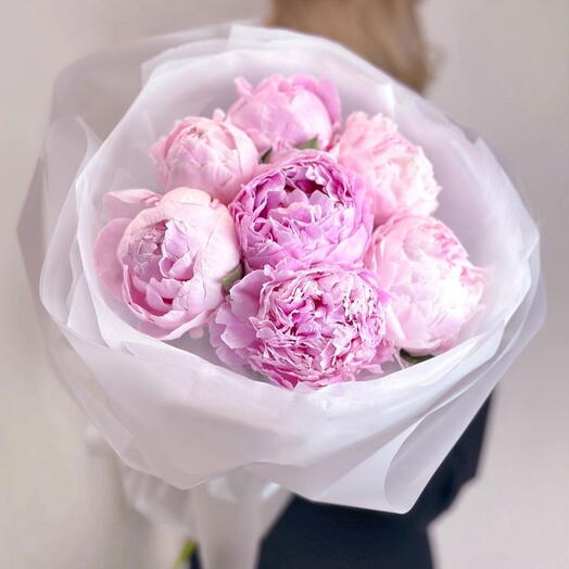 Акция❣️7 нежных пионов