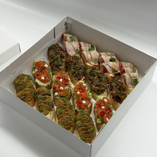 Бокс Брускетта XL 4 вкуса