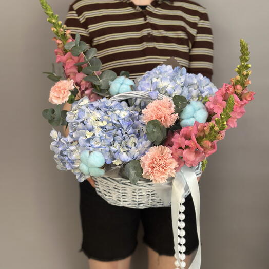 Корзина цветов 🌸